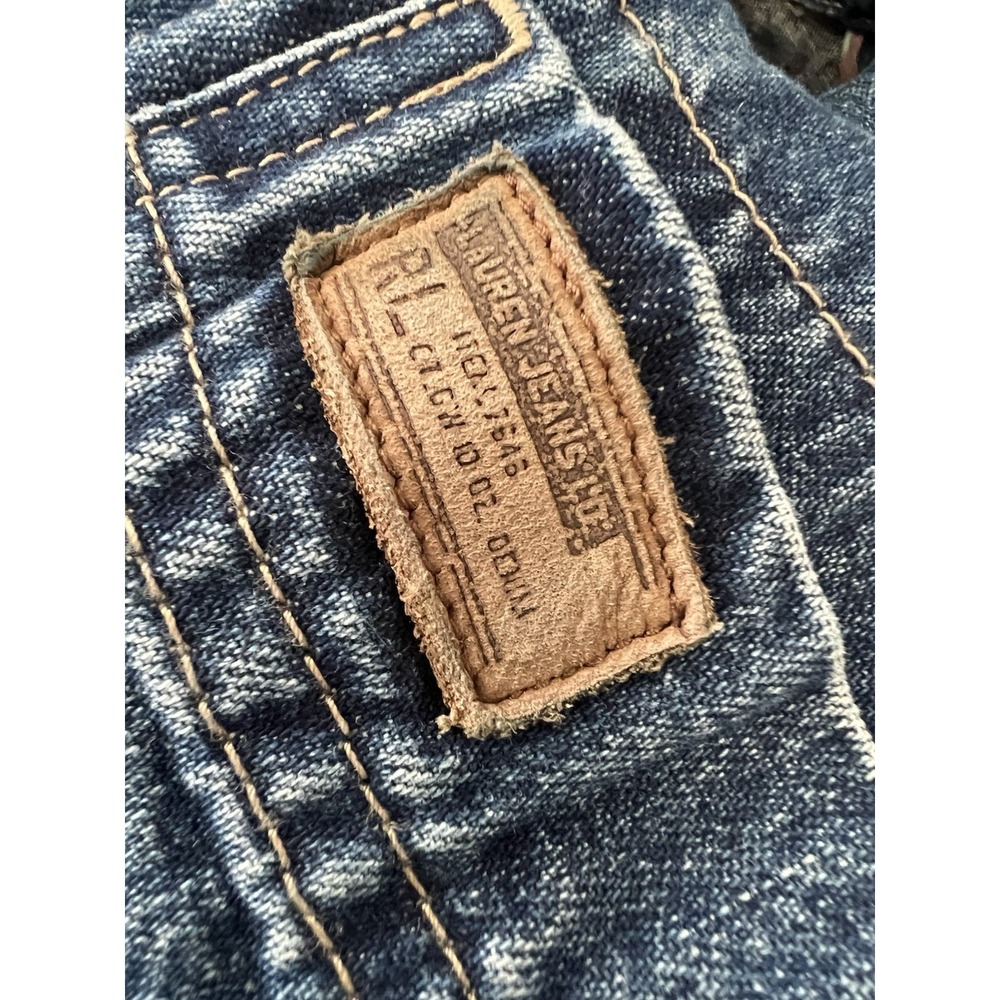 NEW VTG Ralph Lauren Duffle Coat Women M Denim Hooded Wood Toggle Jacket - Picture 8 of 16